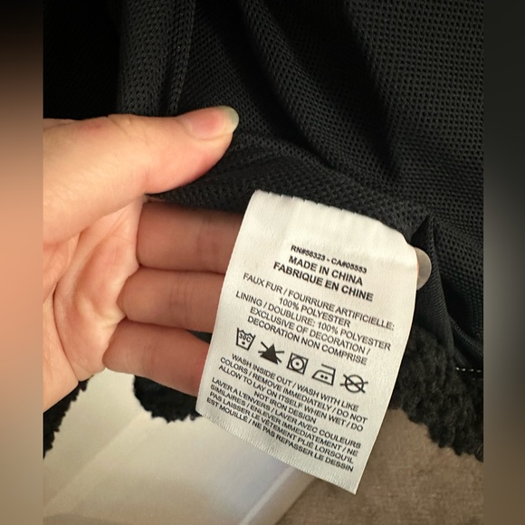 Nike faux Sherpa jacket Medium NWT - Picture 6 of 7